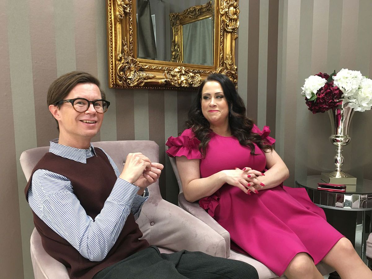 Say Yes to the Dress Suomi 2019 -tiimin pukeutumisasiantuntijat Sami Sykkö ja Niina Kuhta